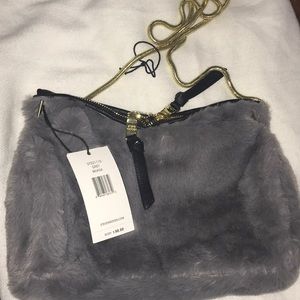 Steve Madden Fur Cross Body